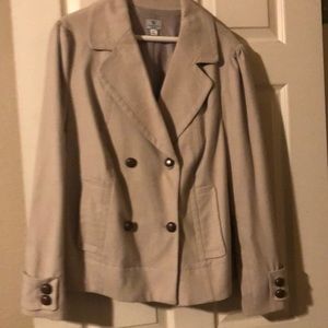 Tan wool jacket